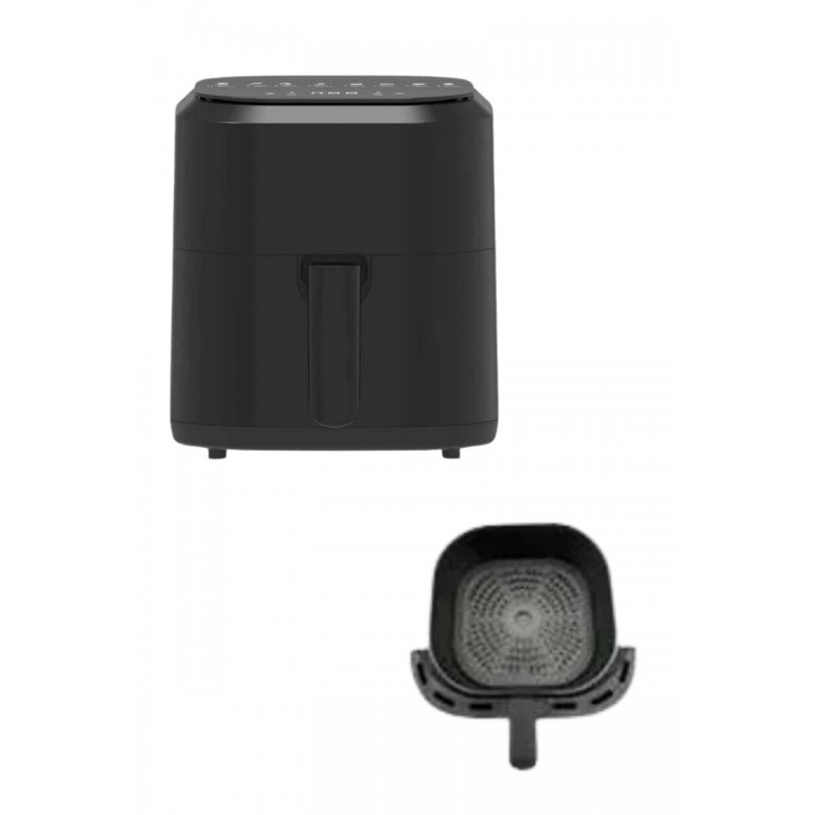 4L Airfryer Hazneli Hava Fritözü Yağsız Fritöz Taşınabilir Fırın İşlevi Gören Pratik
