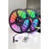Led Işık 5 Metre Şerit Led RGB Işıklı