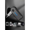 Kablosuz Bluetooth Aux Araç Kiti Siyah Hafıza Kartlı
