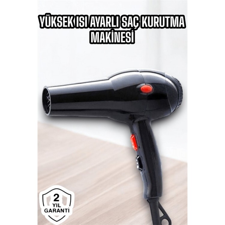 2200 Watt Profesyonel Saç Kurutma Makinesi Güçlü ve Dayanıklı Tasarım