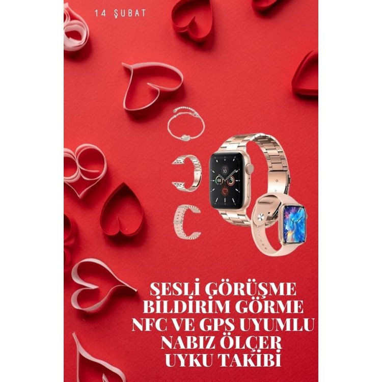 Sevgiliye Özel Yeni Nesil Akıllı Saat Çiftlere Özel Kampanya Çift Saatleri