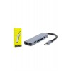 Macbook Pro/air Uyumlu USB Type-C 8 In 1 Hub Dönüştürücü Çevirici Çoklayıcı USB Hdmı Micro Sd 8 Girişli