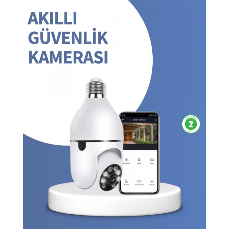 Kompakt Tasarımlı Gece Görüşlü Kablosuz Kamera