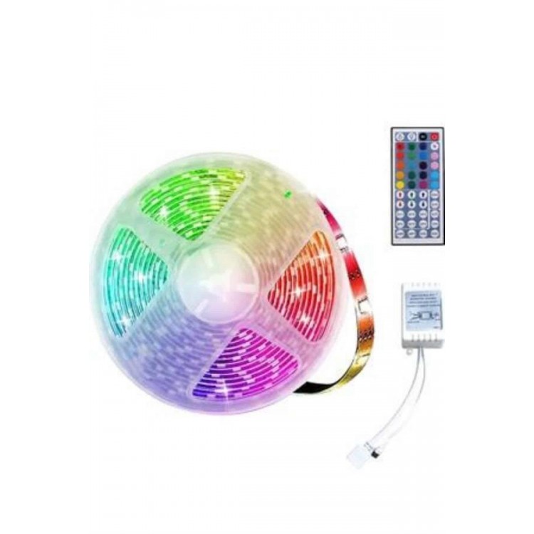 RGB Neon Şerit Led Lamba 10 Metre İç Mekan Tasarımına Uygun
