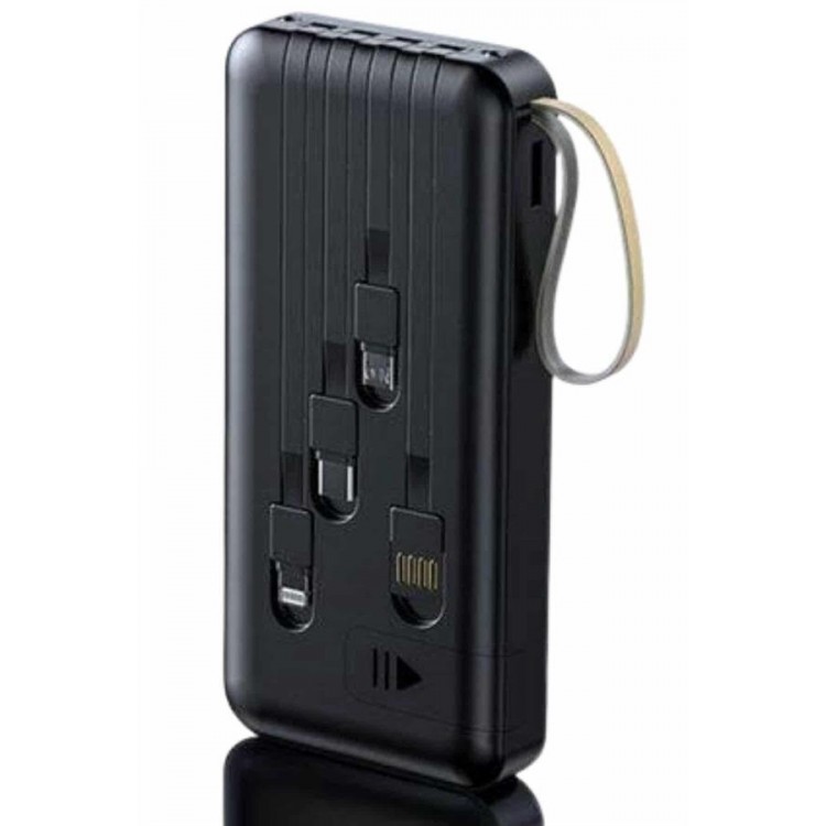 4 Çıkışlı 20.000 Mah Powerbank Uzun Pil Ömürlü Taşınabilir