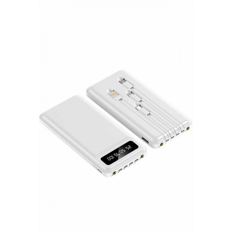 4 Çıkışlı 20.000 Mah Powerbank Uzun Pil Ömürlü Taşınabilir