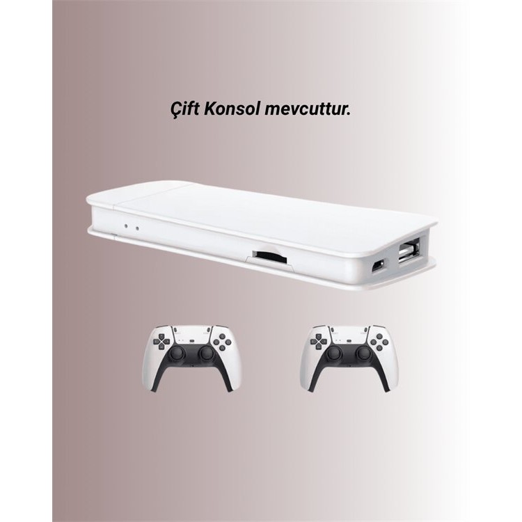 HDMI Çıkışlı Çift Kablosuz Kollu Retro Game Stick – M15