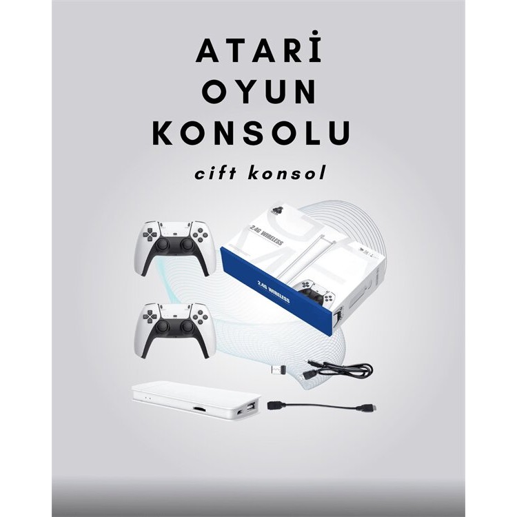 4K Destekli Bluetooth Retro Oyun Konsolu – M15 Modeli