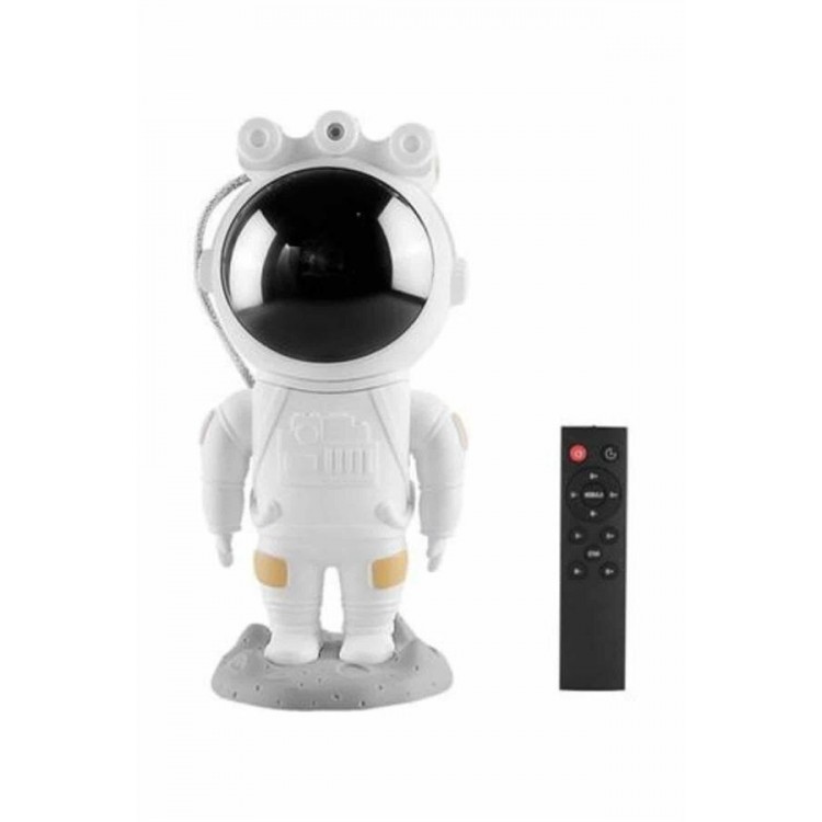 Projeksiyon Astronot Lamba Speaker Sevimli Astronot Bluetooth Hoparlör