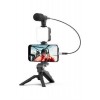 Video Making Kit Telefon Tutucu Vlog Video Mini Led Işıklı