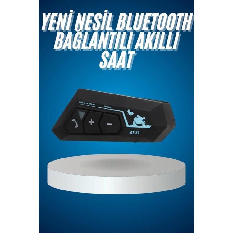 Bluetooth Kask Kulaklığı Intercom 5.0 Bluetooth Android ve İOS Uyumlu