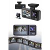 Ön ve Arka Kameralı 2 İnç 1080P Full HD DVR Araç İçi Ekran