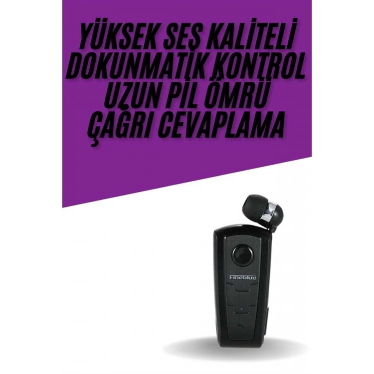 Yaka Kulaklığı Andorid Tüm Cep Telefonlarına Uyumlu Mikrofonlu Titreşimli Makaralı