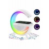 Bluetooth Hoparlör G Şekli Atmosfer Akıllı Rgb Lamba Wireless Kablosuz Şarj