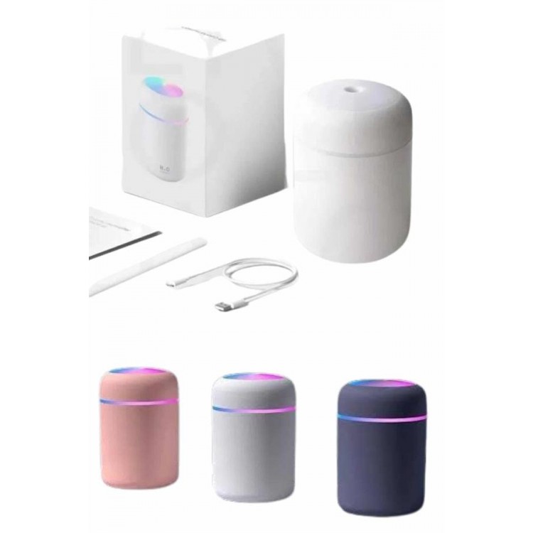 Rgb Işıklı Ulrasonik Ledli Hava Nemlendirici Buhar Makinesi Buhardanlık