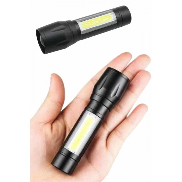 EL Feneri Uzun Menzilli Usb Şarj Edilebilir Kamp Lambası