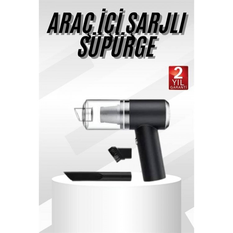 Oto Araç Ev Taşınabilir El Tipi Süpürge Mini Araç Süpürgesi Vakumlu