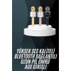 Karaoke Mikrofon Bluetooth Bağlantılı Aux Girişli Uzun Pil Ömrü Yüksek Ses Kaliteli