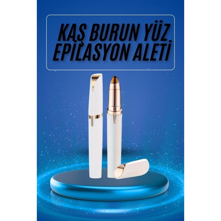 Epilasyon Aleti Tüy Kıl Alma Kaş Bıyık Unisex Yüz Bakım Tıraş Aleti