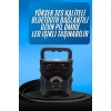Işıklı Bluetooth Hoparlör Ses Bombası Taşınabilir Yüksek Ses Kaliteli Radyo Özelliği
