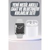 Akıllı Saat Kulaklık Hediyeli Uyku ve Sağlık Takibi Yapabilen Uzun Ömürlü