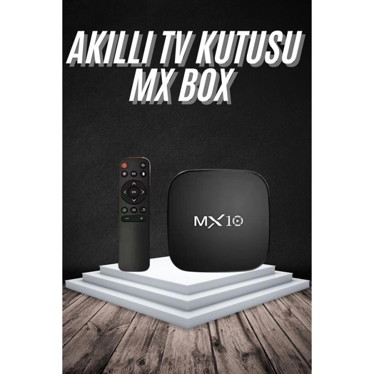 Akıllı TV kutusu Mx Box Android 7.1 TV kutusu 2.4G Wifi
