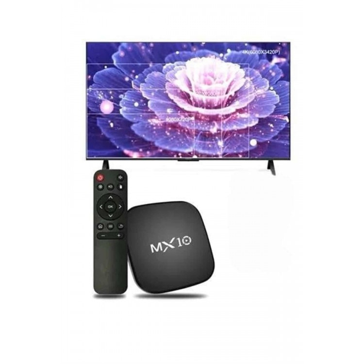 2.4G Wifi Tv Box Medya Oynatıcı TV Uyumlu MX Box Kutusu Android TV
