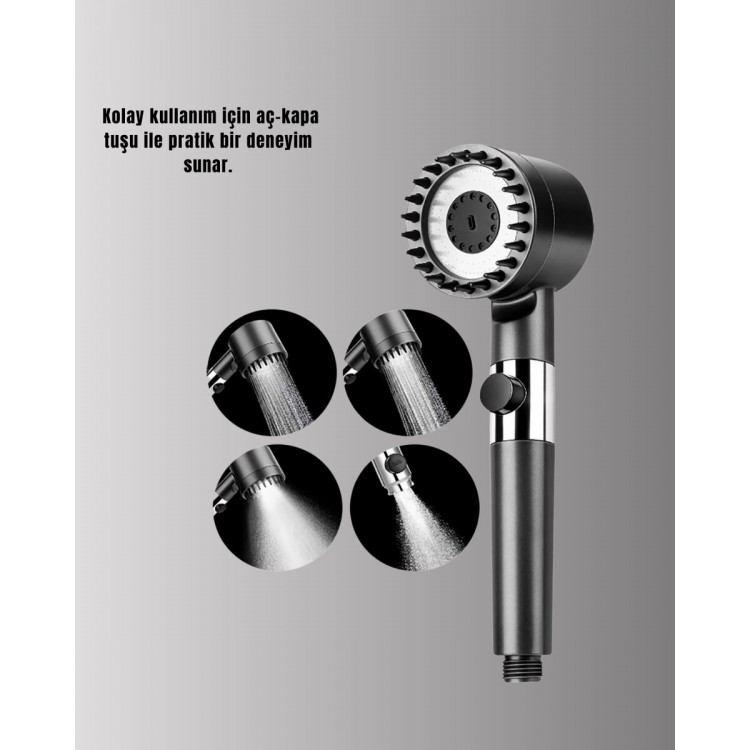 Banyo İçin Filtreli Duş Başlığı Pratik Kullanım