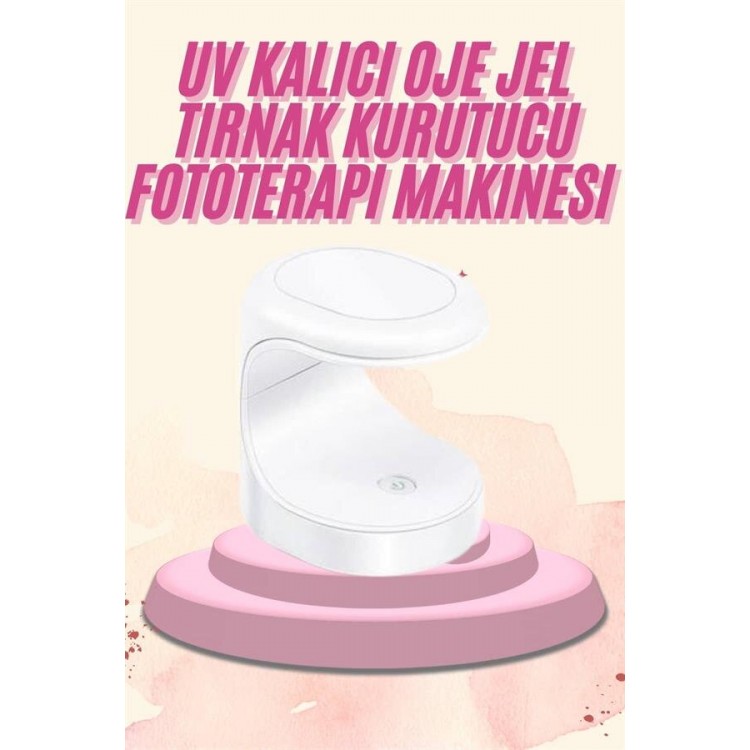 Mini Taşınabilir Kalıcı Oje Jel Tırnak Kurutucu Fototerapi Makinesi