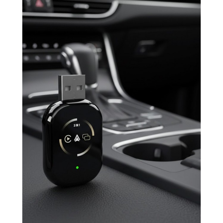 CarPlay Destekli Araçlar İçin Kablosuz Android Auto Dönüştürücü