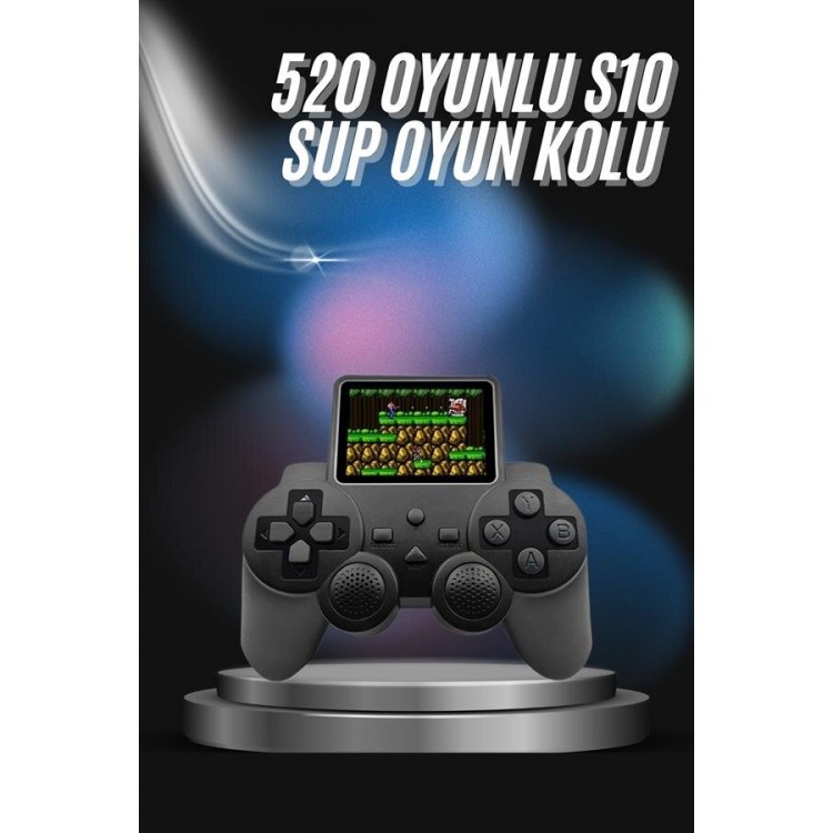 S10 Gamepad 520 Oyunlu Klasik Taşınabilir Retro Oyunlar Oyun Konsolu El Atarisi
