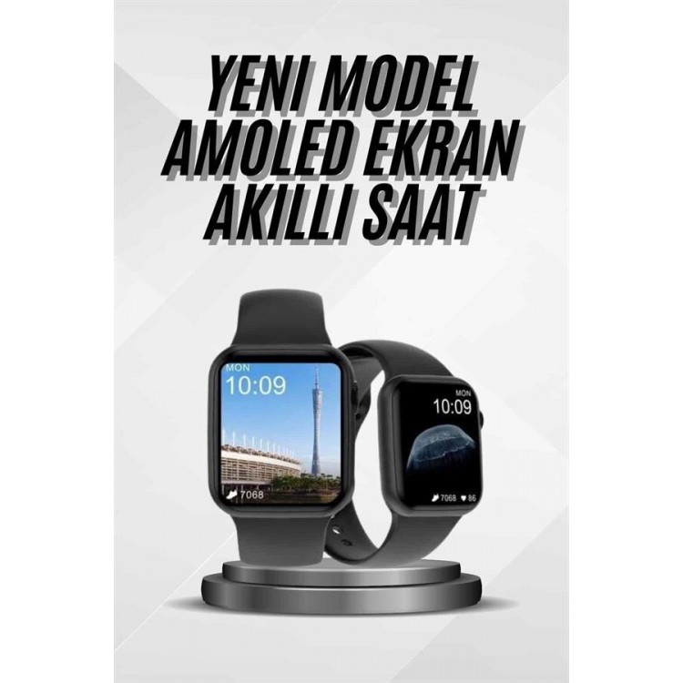 Akıllı Saat Çok Fonksiyonlu Uyku Takibi Adımsayar Nabız Ölçer Arama Cevaplayan
