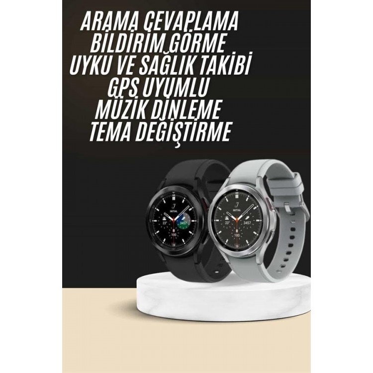 Yeni Nesil Akıllı Saat Çağrı Cevaplayabilen Plastik 47 Mm Uyumlu Kordon