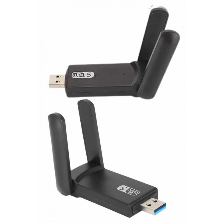 Wifi Alıcı Dual Band Usb 3.0 Adaptör Kablosuz Windows 7/8/10/11