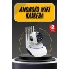 Akıllı Gece Görüşlü Sensörlü Wifi Kamera Telefondan Takip Edilebilir