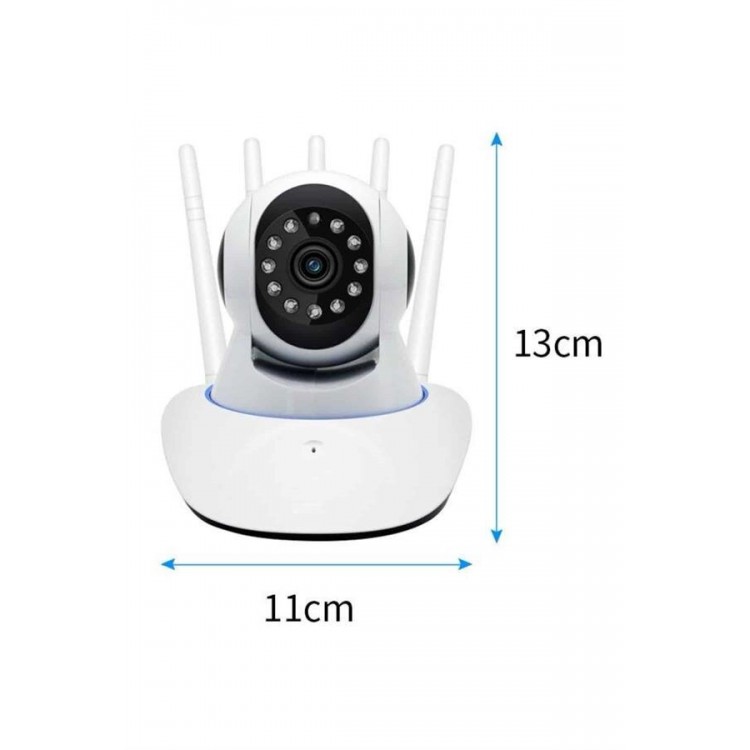 LED Aydınlatmalı 5 Antenli Motorlu 1080P Wifi Kamera Sensörlü