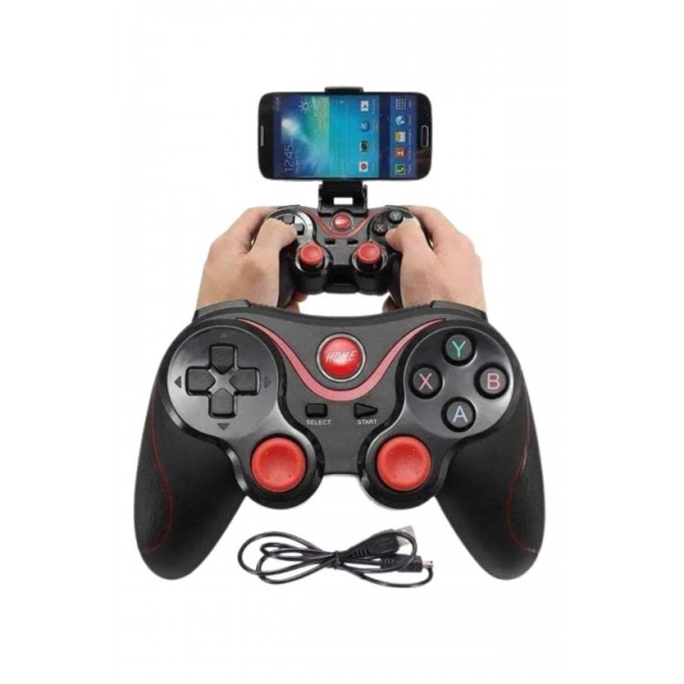 Joystik Gamepad Bluetooth Telefon Tutucu Oyun Kolu Telefon Android Uyumlu