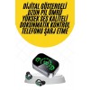 Kablosuz Bluetooth Kulaklık Çift Telefon Destekli Powerbankli Dijital Göstergeli