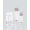 Aşırı Şarj ve Pil Koruması ile Akıllı Çipli Lightning Kablo 1.2m