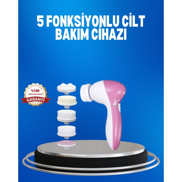 Taşınabilir 5 in 1 Elektrikli Cilt Temizleyici