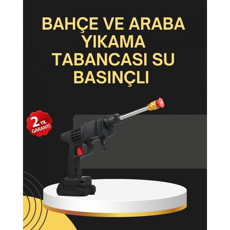 48V Şarjlı Basınçlı Yıkama Tabancası Köpük ve Çift Nozul 2025 Model