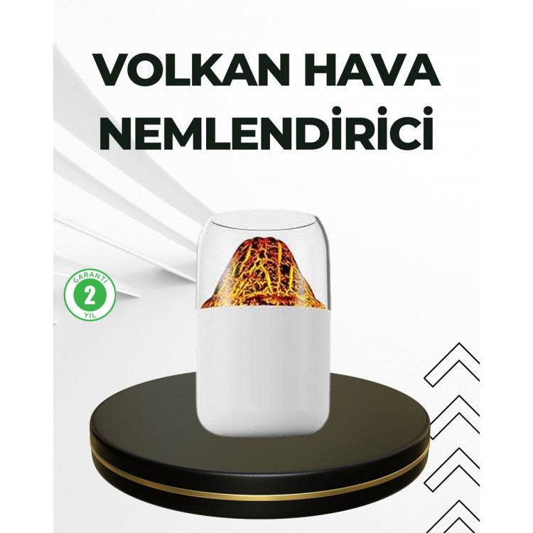 USB Şarjlı Volkanik Tasarımlı Buhar Makinesi