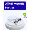 Dijital Mutfak Terazisi 10kg Kapasiteli 1g Hassasiyetli