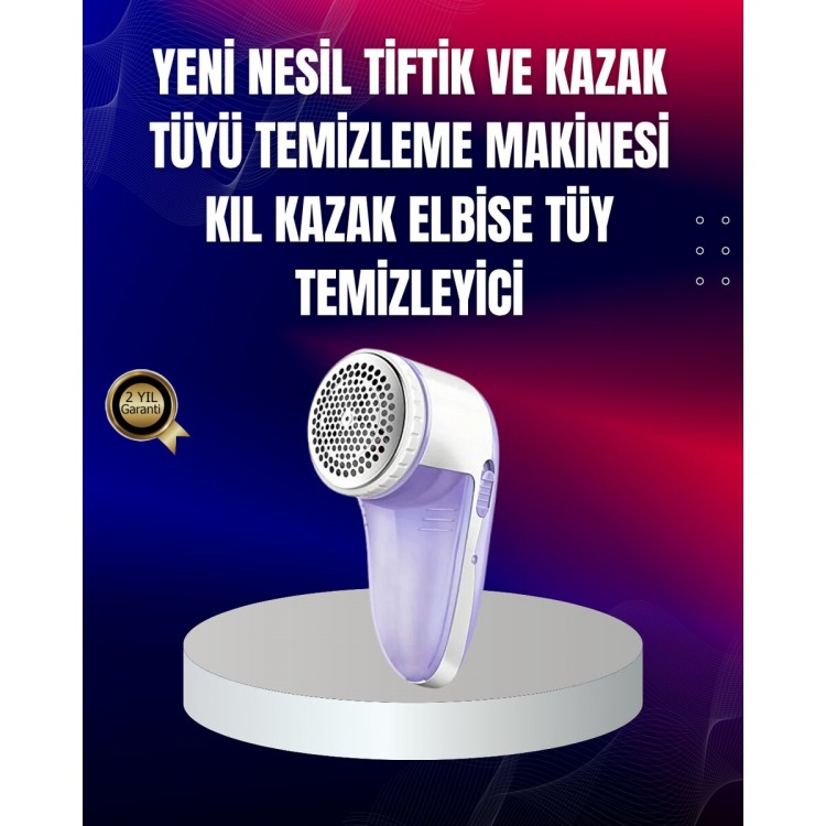 Tüy ve Tiftik Temizleyici – 3 Bıçaklı 200ml Kapasiteli