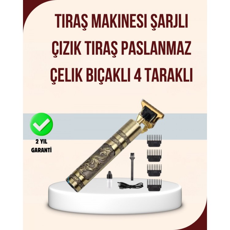 Titreşim Motorlu Erkek Saç ve Sakal Düzeltici