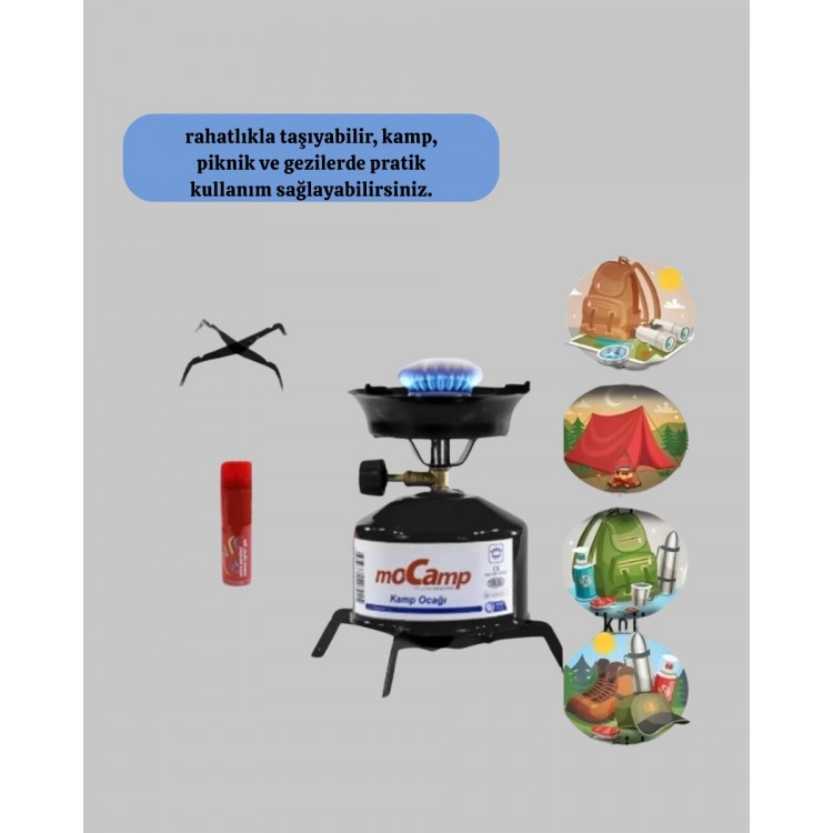 Doğa Piknik ve Acil Durum İçin Kamp Ocağı Seti
