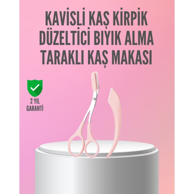Kaş ve Kirpik Şekillendirme İçin Yüz Bakım Makası
