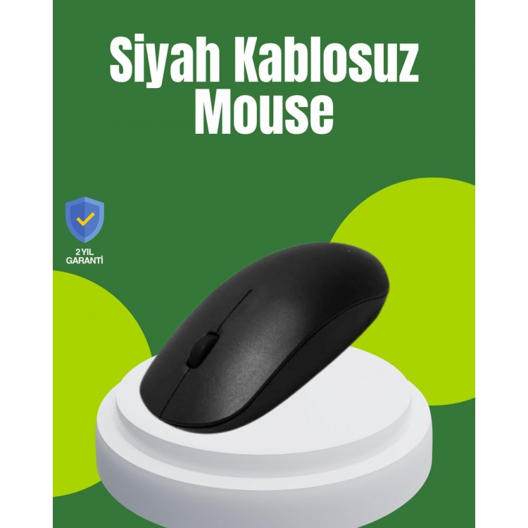 Optik Sensörlü Sessiz Fare – Geniş Uyumluluk ve Ergonomik Yapı