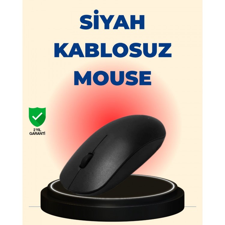 Sessiz ve Ergonomik Mouse – USB Bağlantılı ve DPI Ayarlı