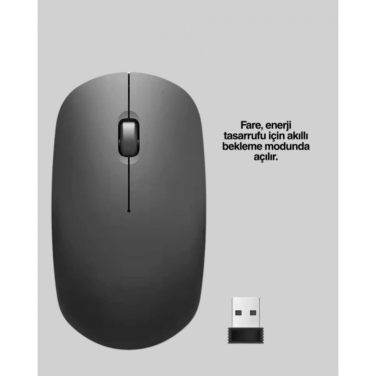 Sessiz ve Ergonomik Mouse – USB Bağlantılı ve DPI Ayarlı